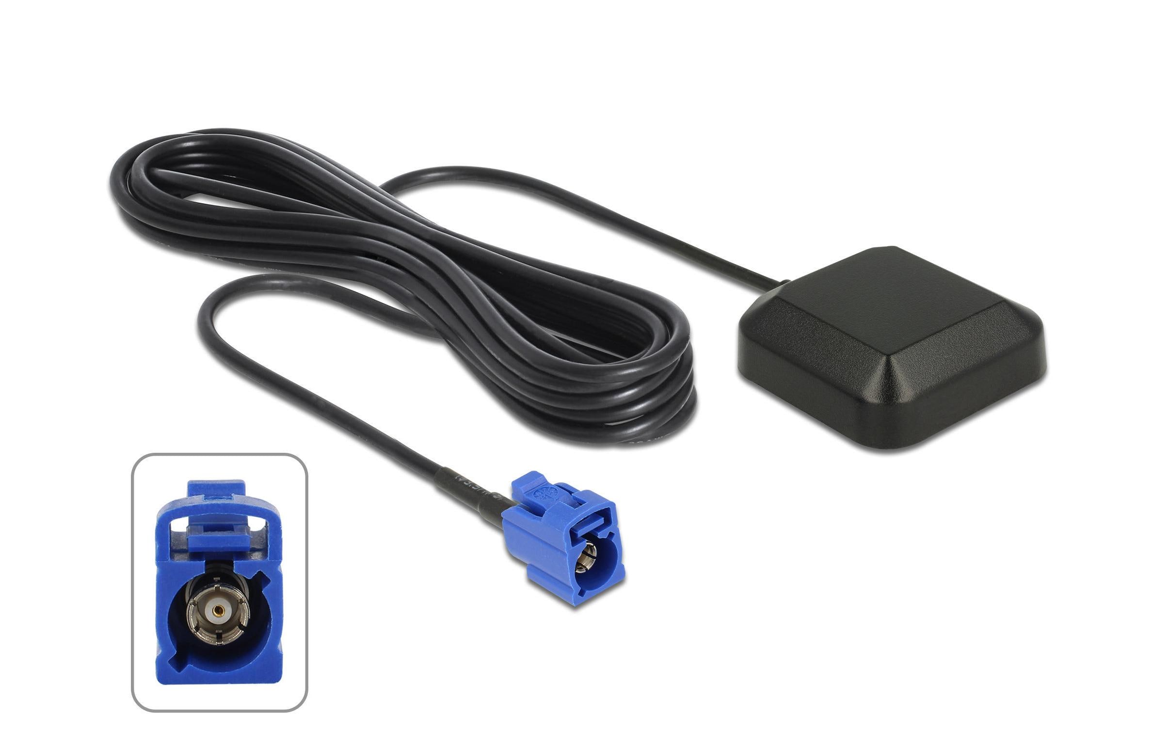 Delock Antenne GNNS GALILEO GPS Fakra-C Buchse, 5m Kabel Delock Antenne GNNS GALILEO GPS Fakra-C Buchse, 5m Kabel