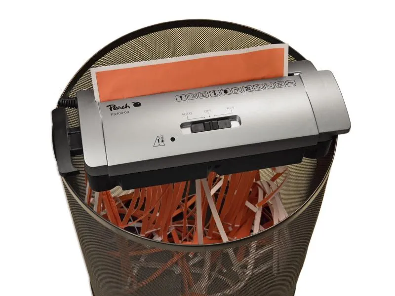 Peach Bürogeräte Aktenvernichter PS400-00 P-1, 6 Seiten, ohne Korb