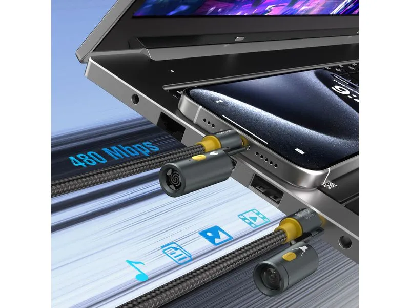 4smarts 3in1 USB-C Kabelset Explorer USB C - USB C 1.5 m
