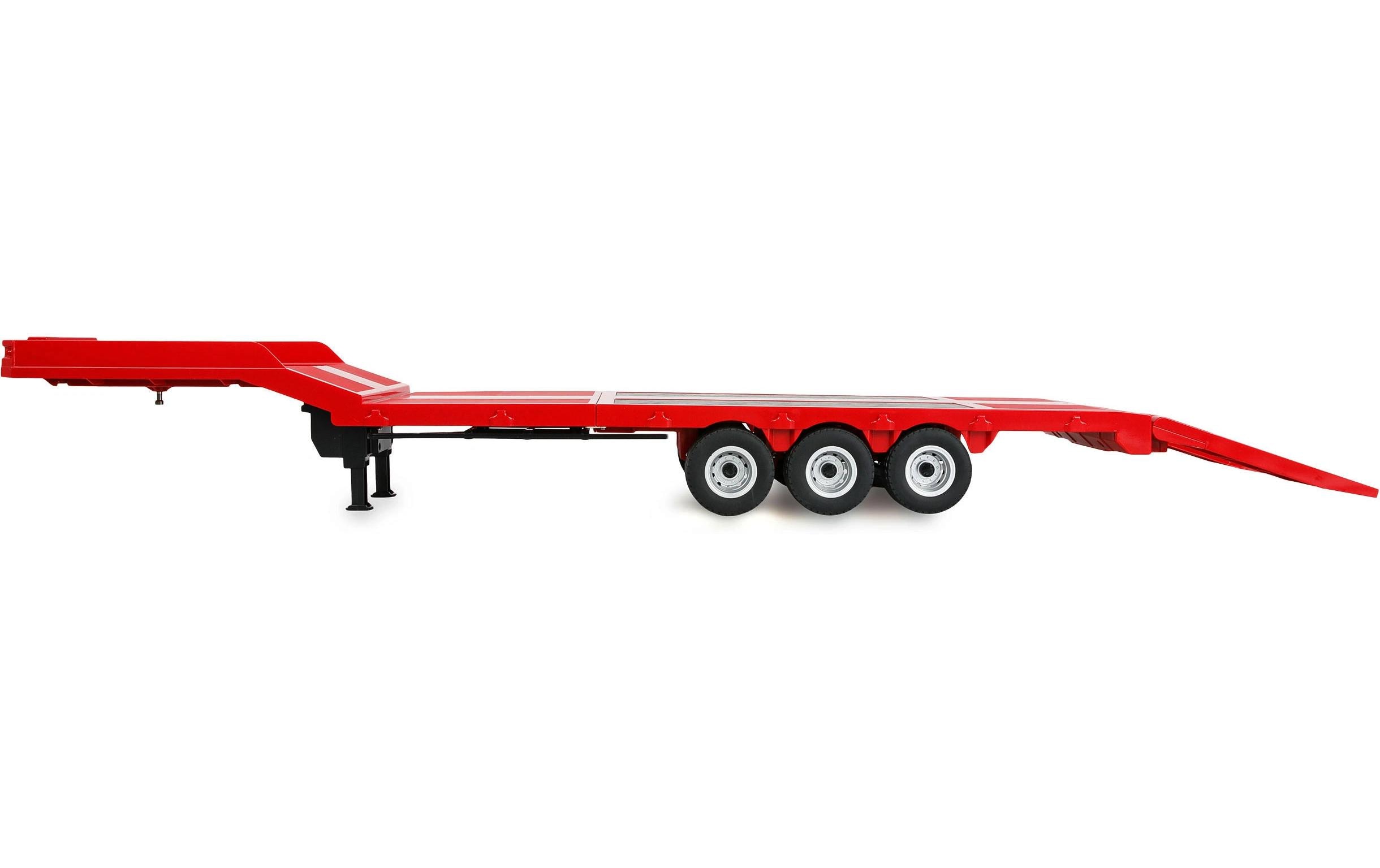 Amewi Tieflader-Sattelauflieger Dreiachser für Scania 1:18 rot
