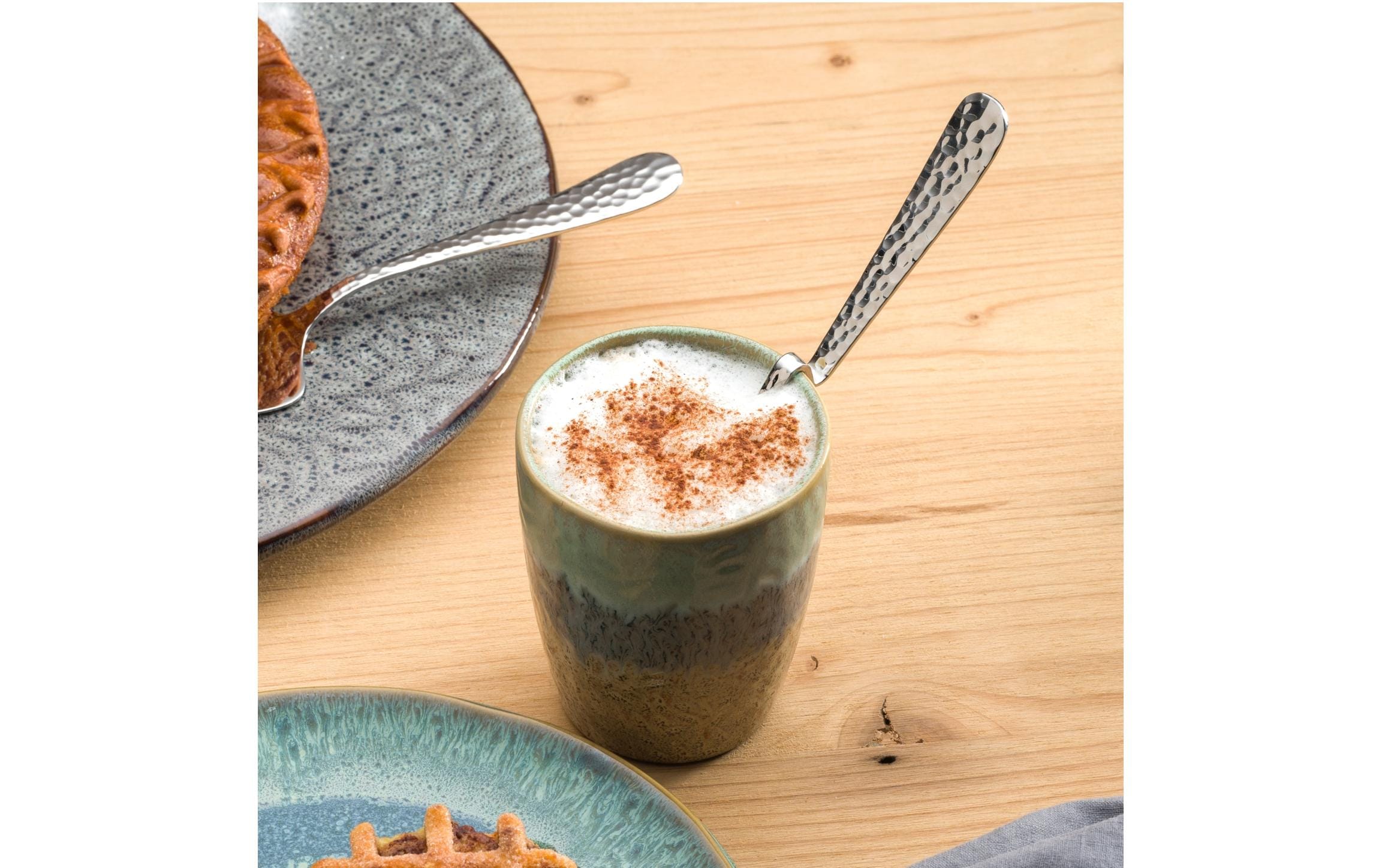 Leonardo Latte Macchiato Löffel Matera 1 Stück, Silber