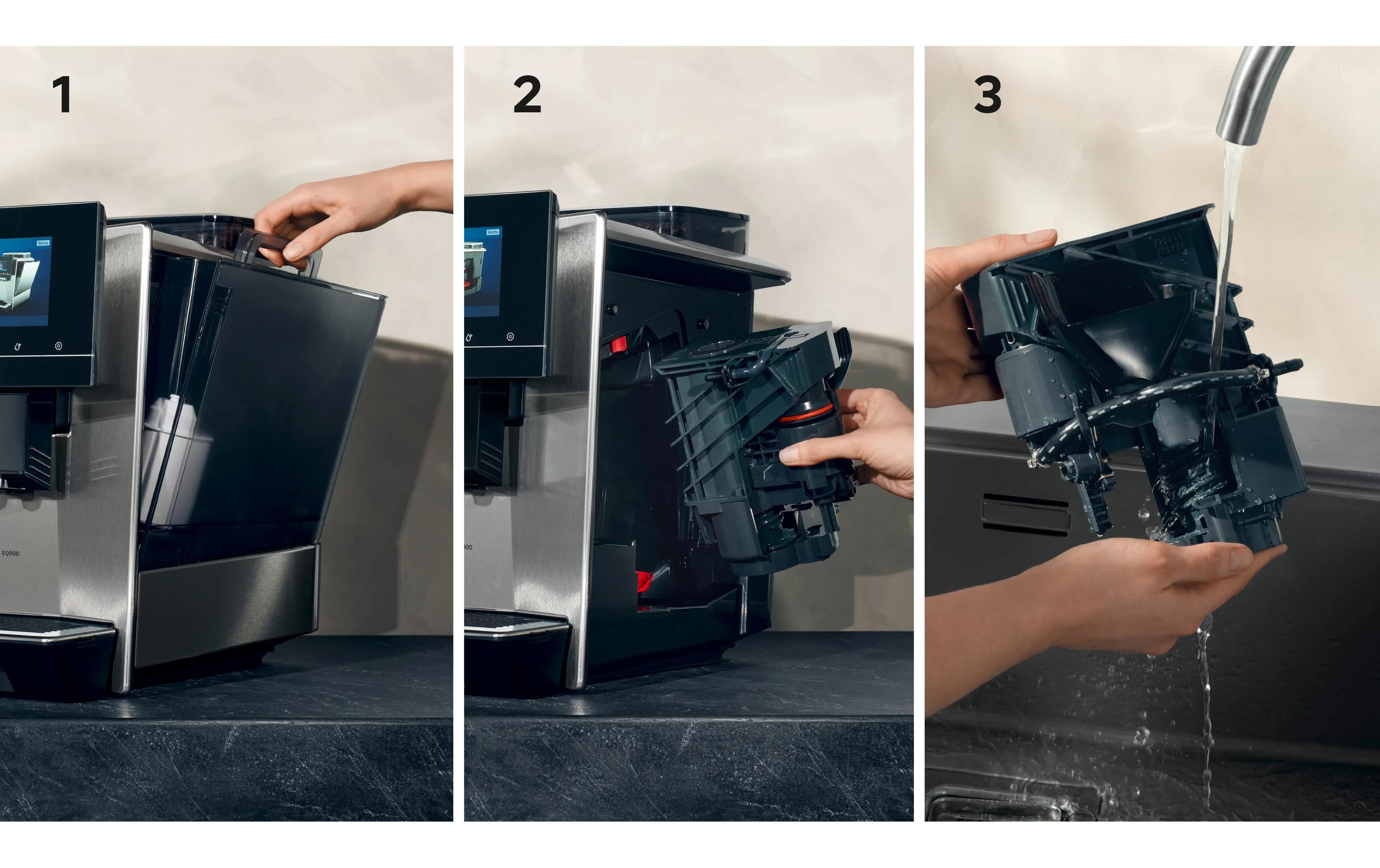 Siemens Kaffeevollautomat EQ900 plus TQ903DZ3 Edelstahl Siemens Kaffeevollautomat EQ900 plus TQ903DZ3 Edelstahl