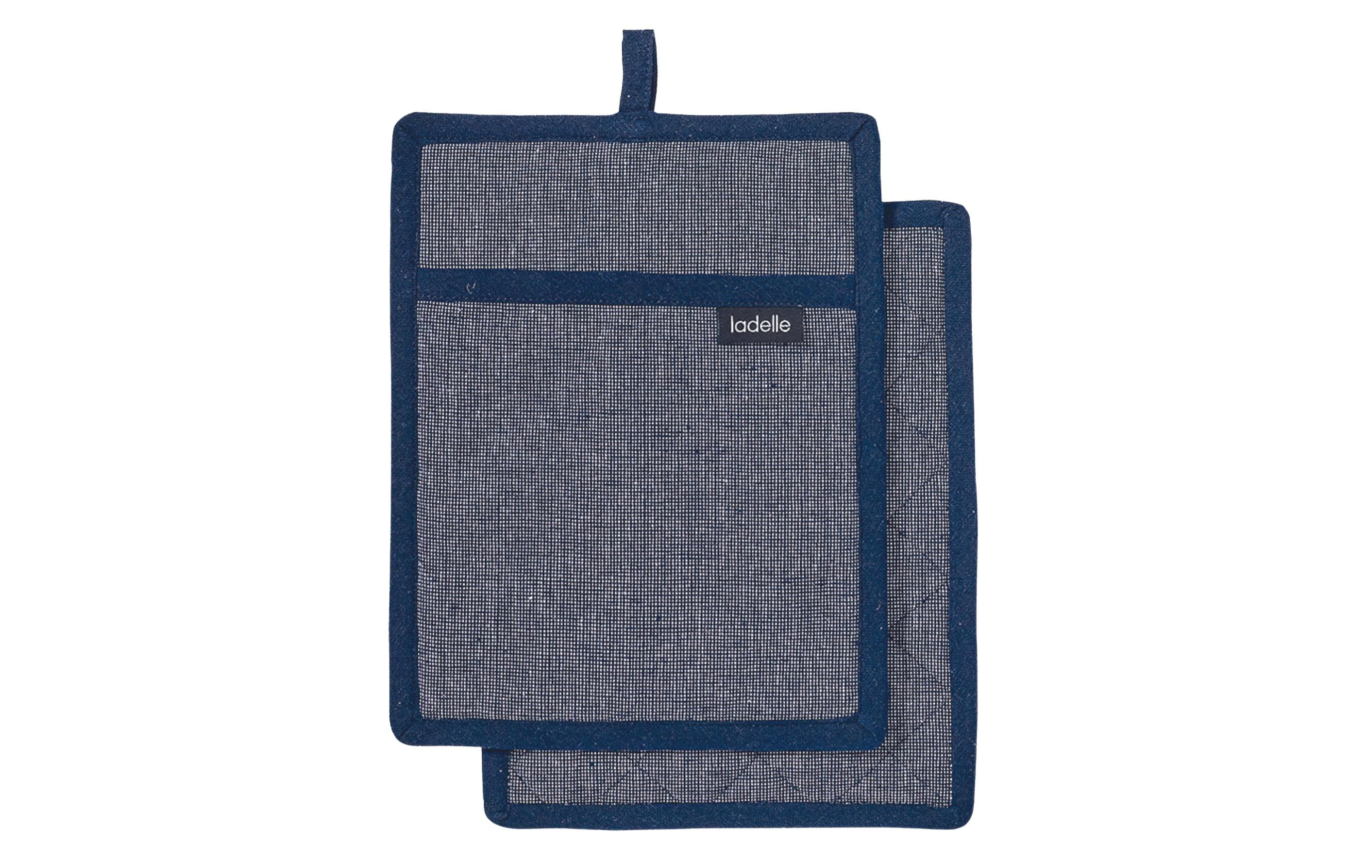 Ladelle Topflappen Eco Recycled 2 Stück, Navy
