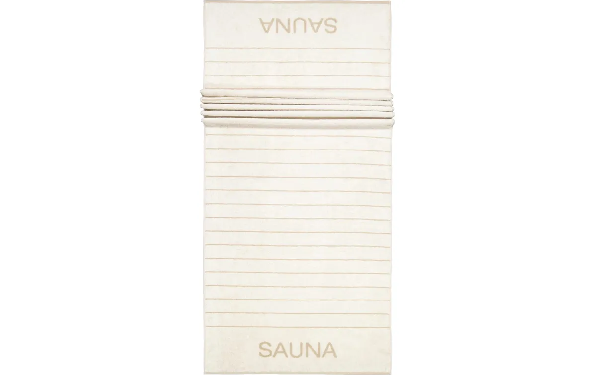 Cawö Saunatuch Balance Doubleface 80 x 200 cm, Natur