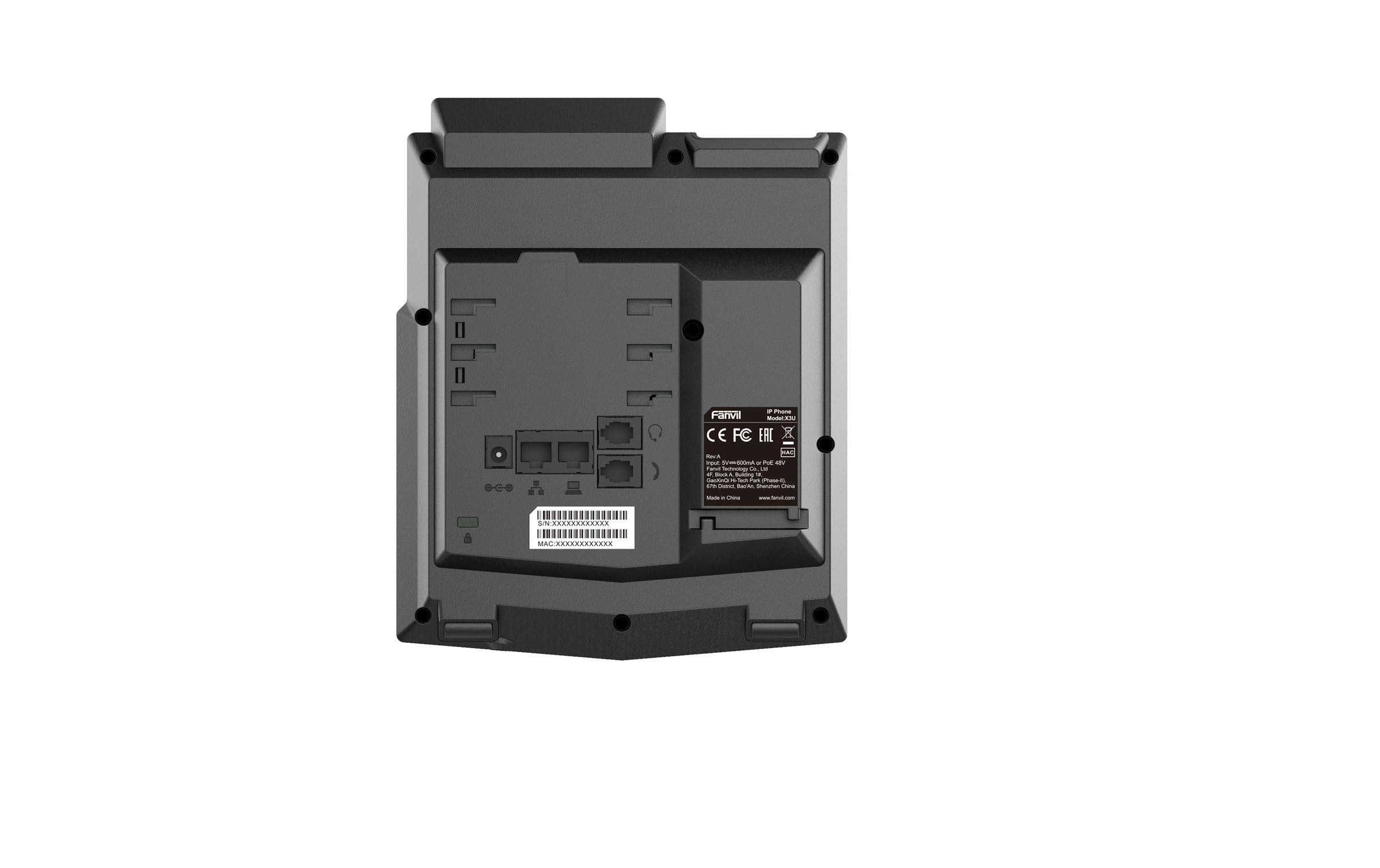 Fanvil Tischtelefon X3U Schwarz