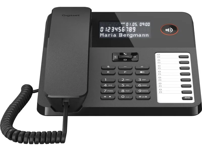 Gigaset Tischtelefon DESK 600 Schwarz Gigaset Tischtelefon DESK 600 Schwarz