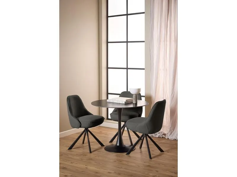 AC Design Stuhl Carlton 2 Stück, Grau
