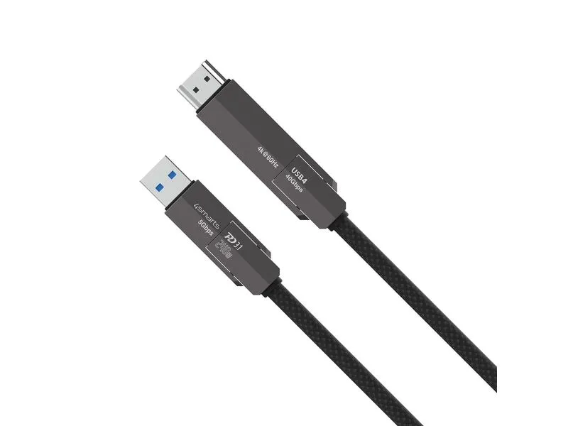 4smarts Kabel ComboCord 4K 240 W USB Type-A/USB Type-C - HDMI, 1.5 m 4smarts Kabel ComboCord 4K 240 W USB Type-A/USB Type-C - HDMI, 1.5 m
