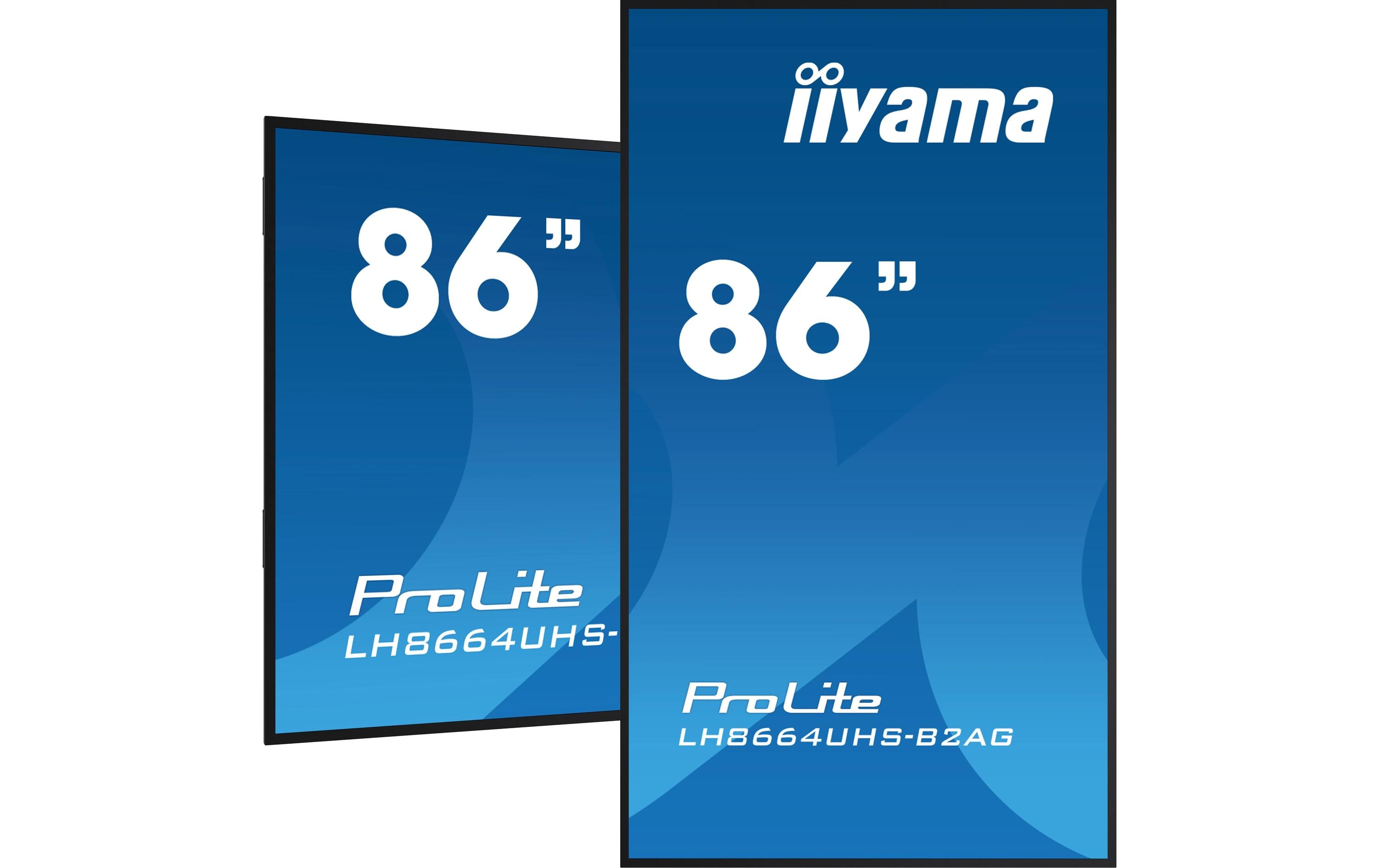 iiyama Public Display ProLite LH8664UHS-B2AG 86