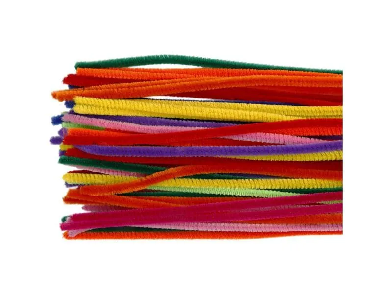 Creativ Company Chenilledraht 6 mm 50 Stück, diverse Farben Creativ Company Chenilledraht 6 mm 50 Stück, diverse Farben
