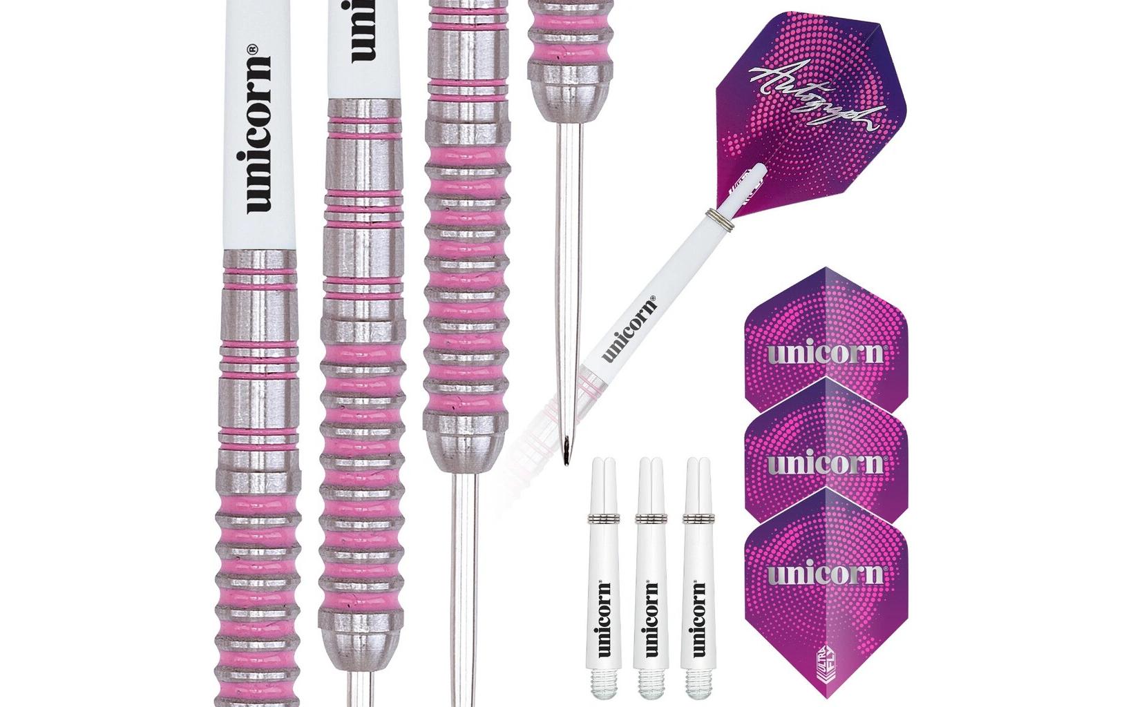 Unicorn Dartpfeile Autograph 26g Pink, 3 Stück