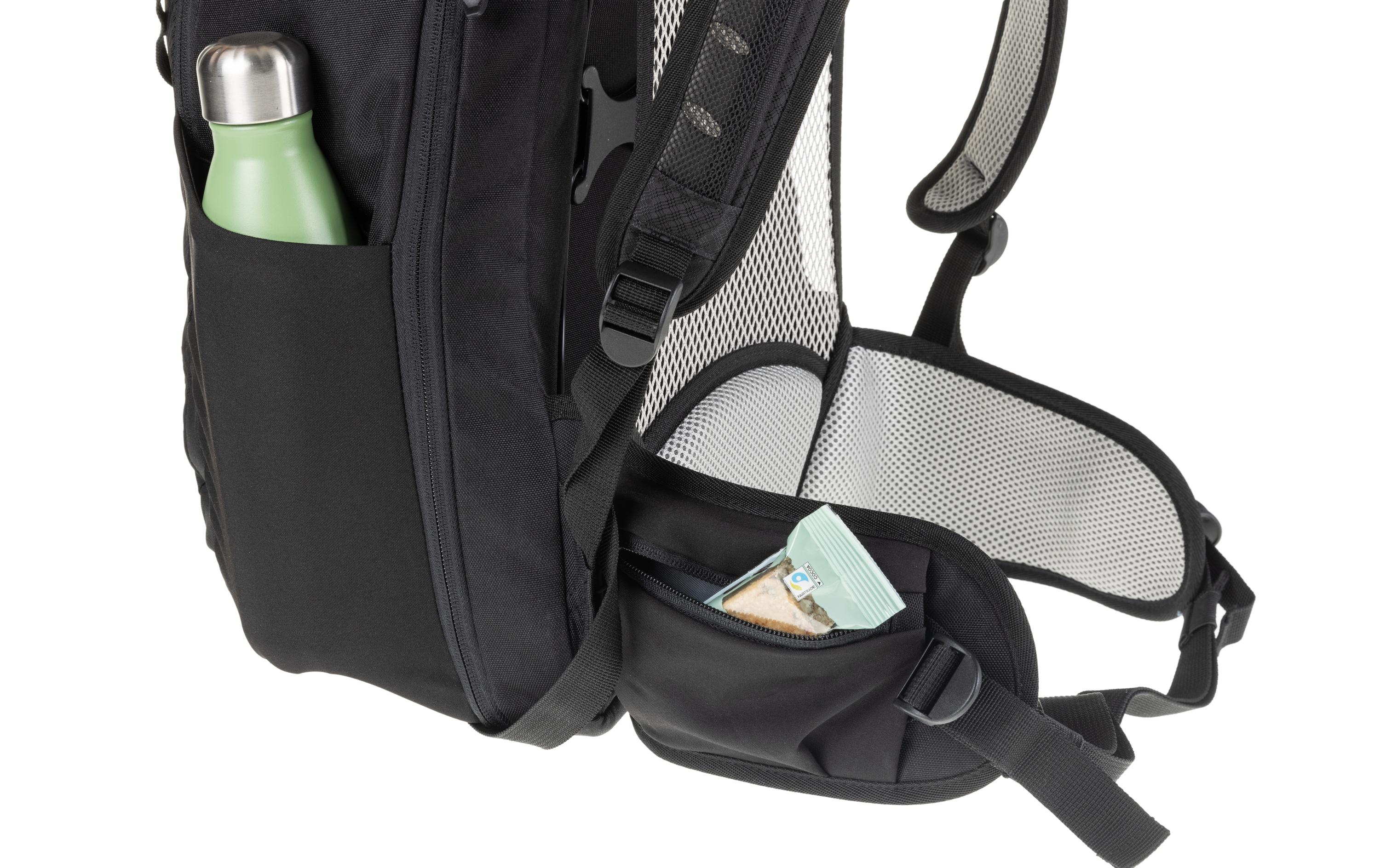 KOOR Wanderrucksack Pilloon 24 + 4 l, Schwarz