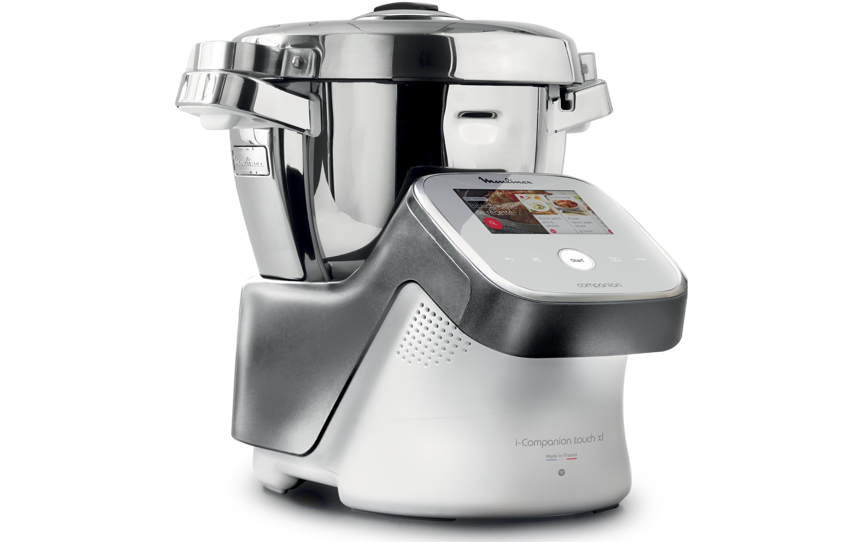 Moulinex Küchenmaschine i-Companion Touch XL Silber/Weiss Moulinex Küchenmaschine i-Companion Touch XL Silber/Weiss