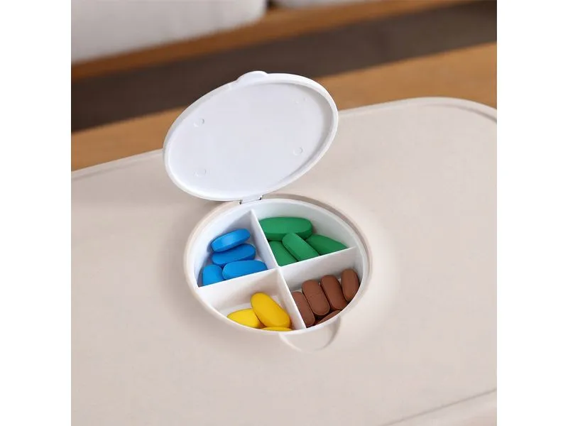 relaxdays Medizinbox aus Kunststoff Beige/Grau 17 x 28 x 18 cm relaxdays Medizinbox aus Kunststoff Beige/Grau 17 x 28 x 18 cm
