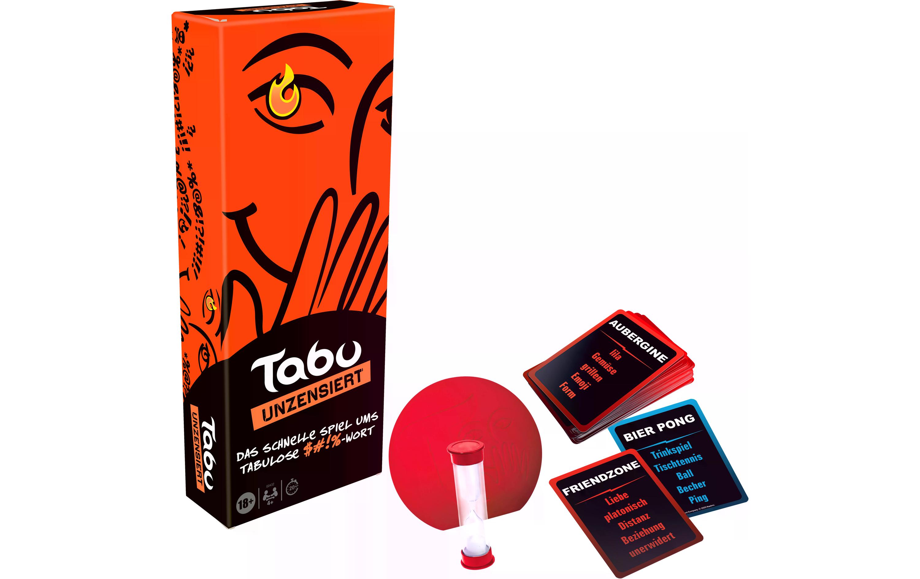Hasbro Gaming Partyspiel Tabu Unzensiert -DE-