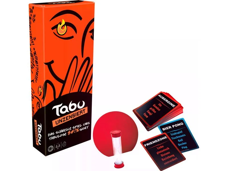 Hasbro Gaming Partyspiel Tabu Unzensiert -DE- Hasbro Gaming Partyspiel Tabu Unzensiert -DE-
