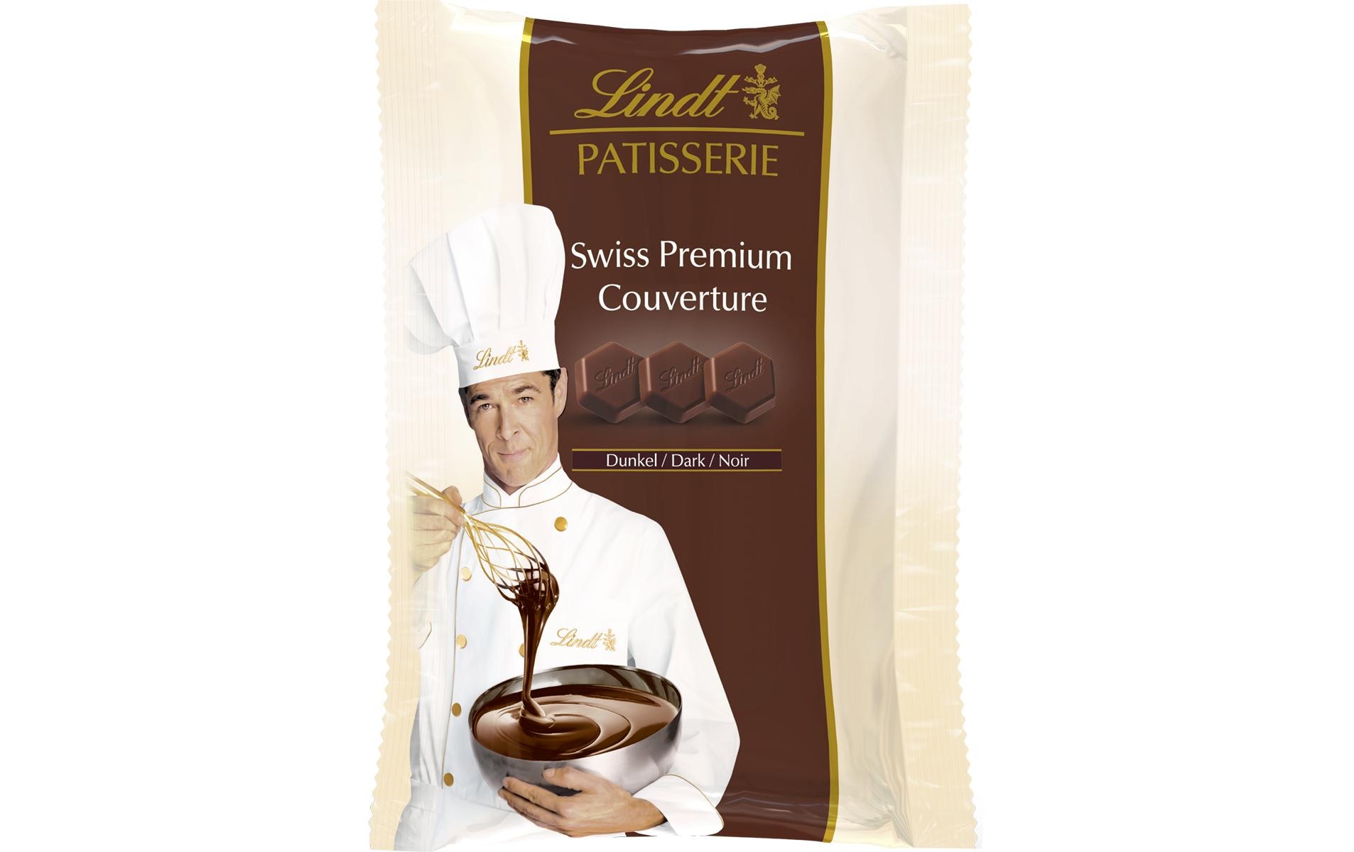 Lindt Schokolade Patisserie Dunkel Swiss Premium Couverture 500 g