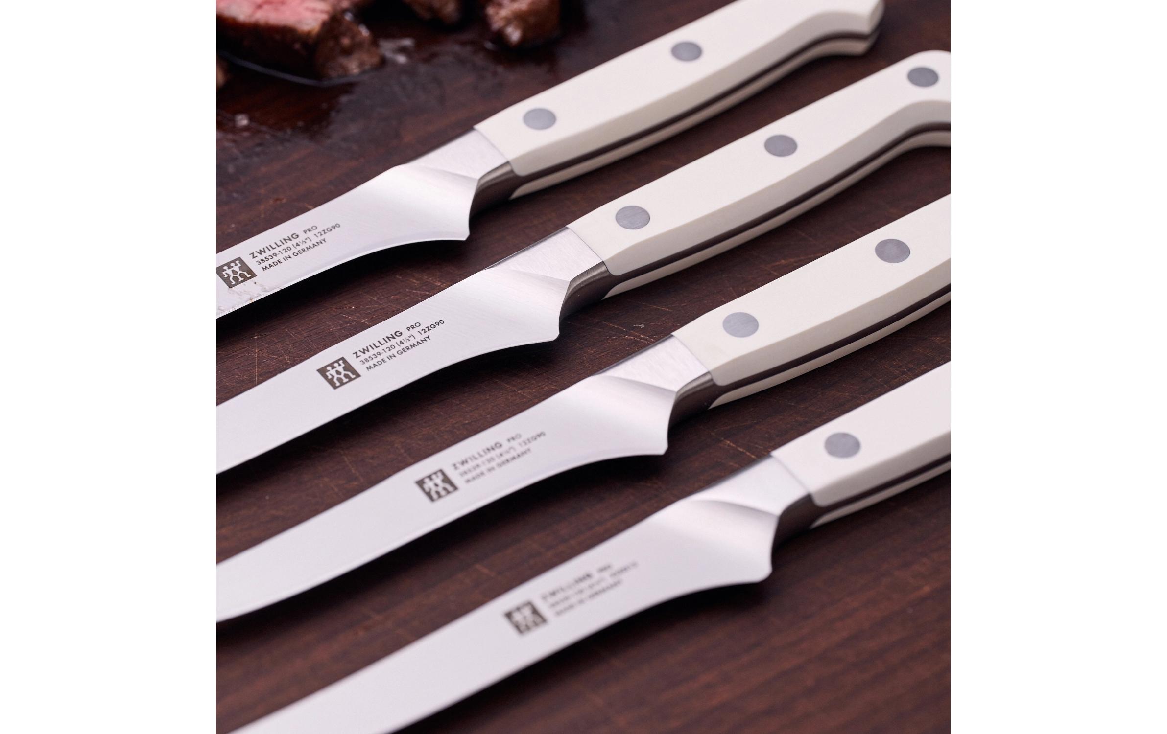 Zwilling Steakmesser-Set Pro le blanc 4-teilig