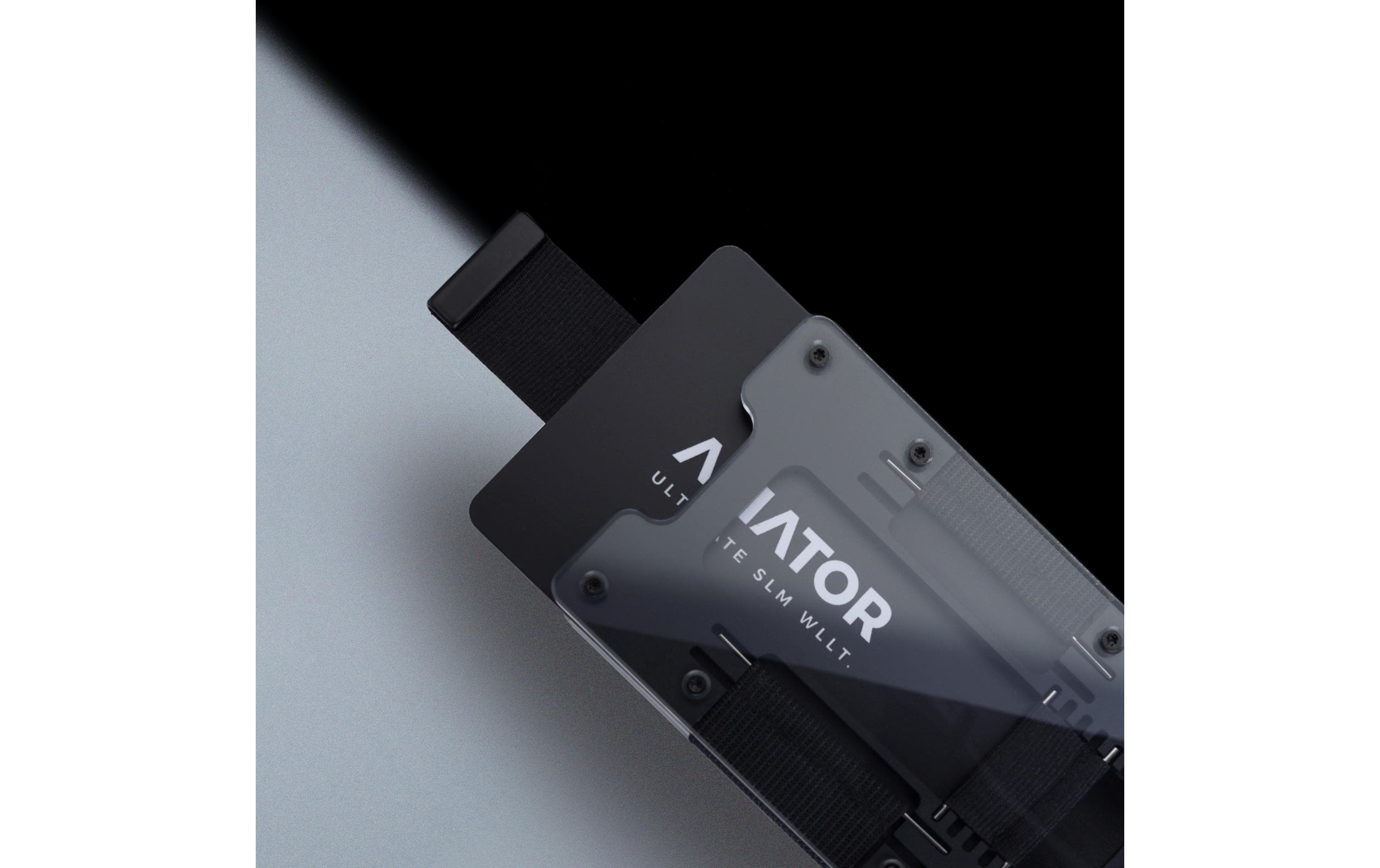 AVIATOR Wallet SLIDE Carbon cash clip fusion black