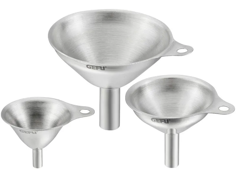 GEFU Trichter Versare 3-teilig, Edelstahl GEFU Trichter Versare 3-teilig, Edelstahl