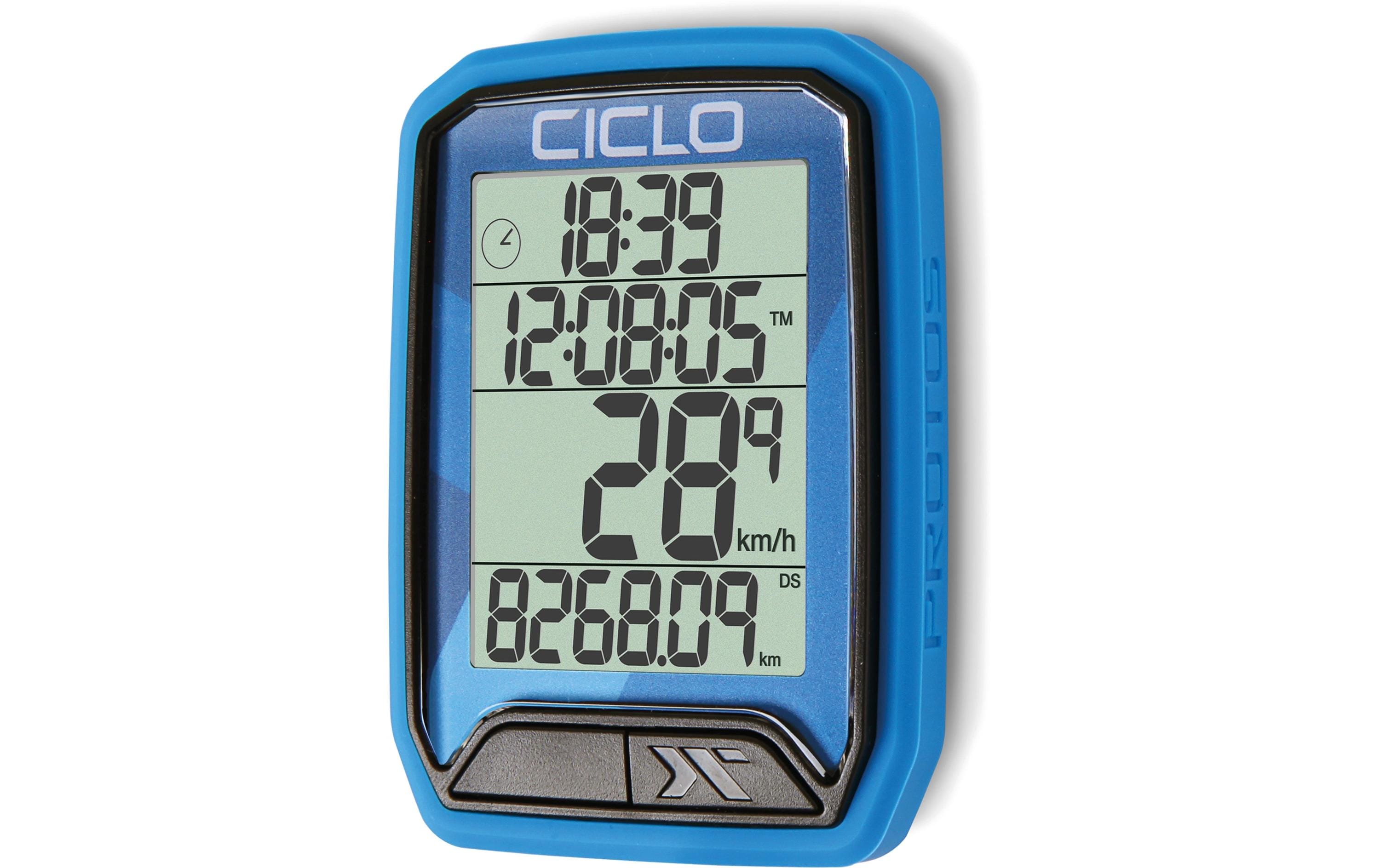 Ciclosport Fahrradcomputer Protos 213 Blau