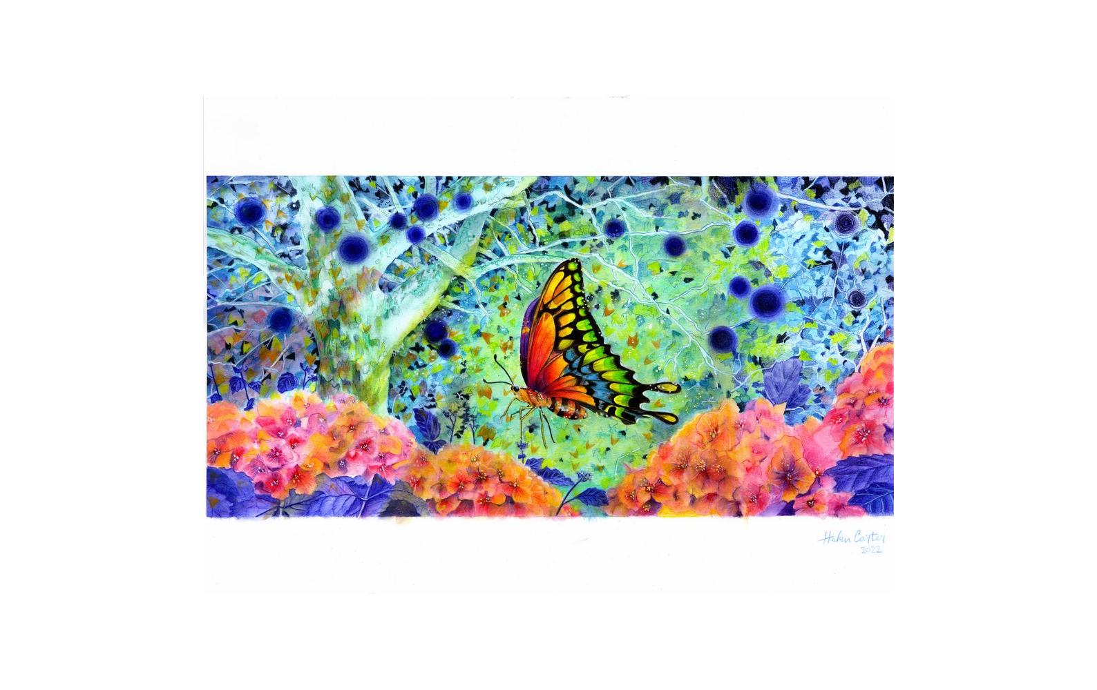 Derwent Inktense Permanent, wasserlösliche Aquarellstifte, 24-teilig