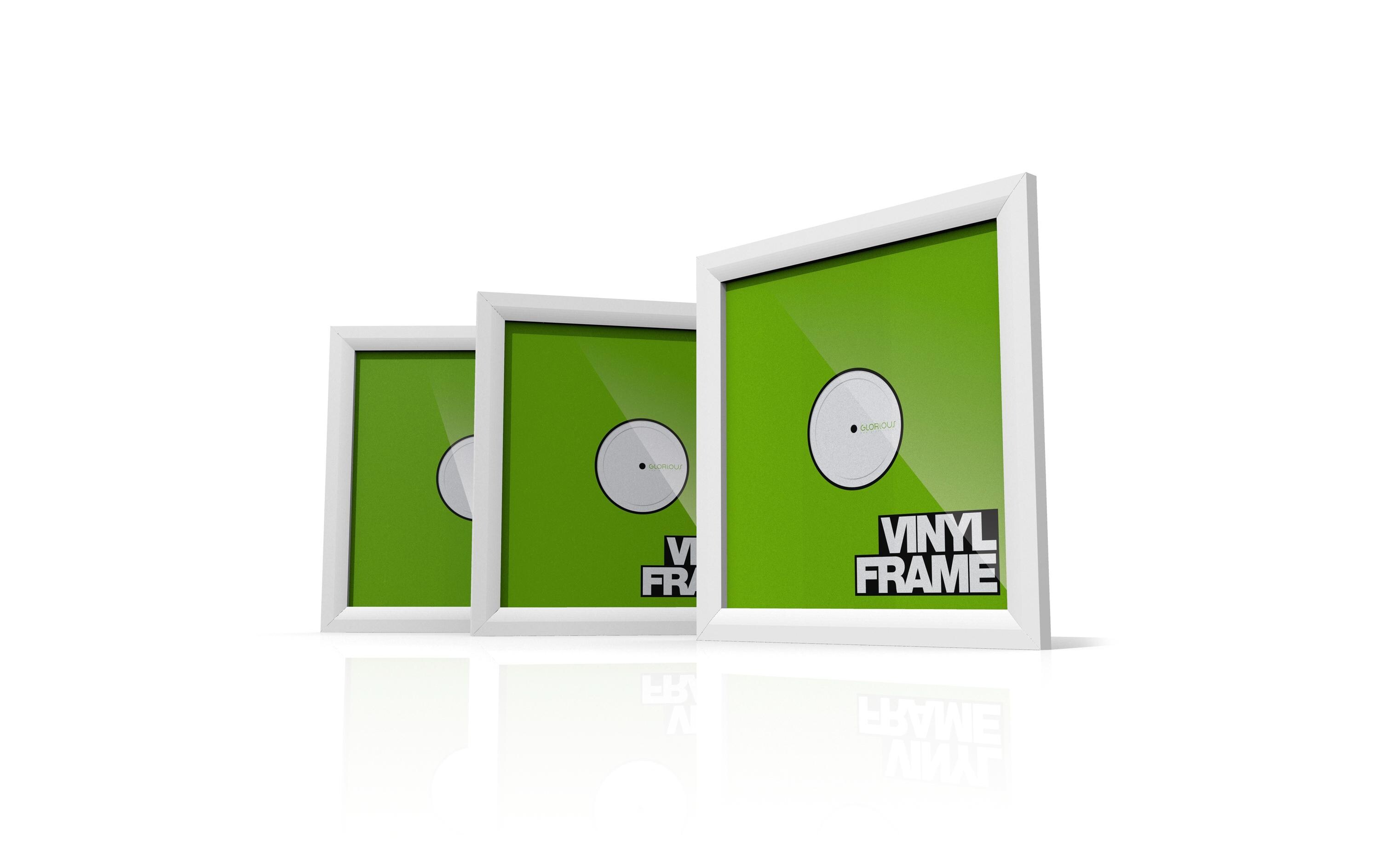 Glorious Vinyl Frame 12 Zoll 3er-Set Weiss Kunststoff