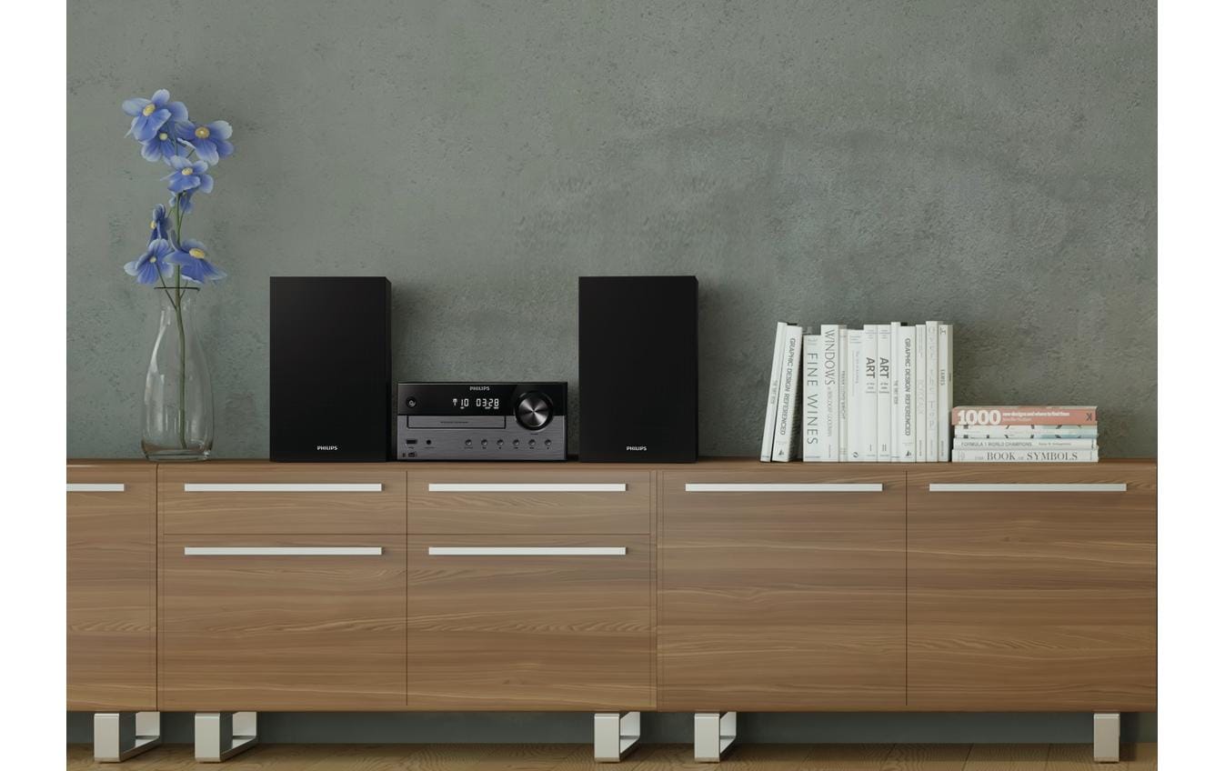Philips Micro-HiFi Anlage TAM4505/12 Schwarz