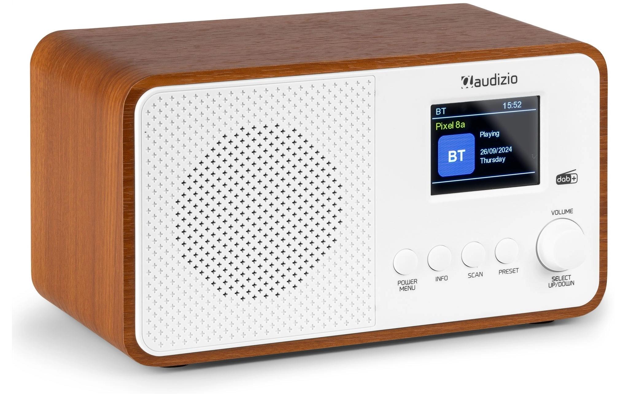 Audizio DAB+ Radio Avio Weiss