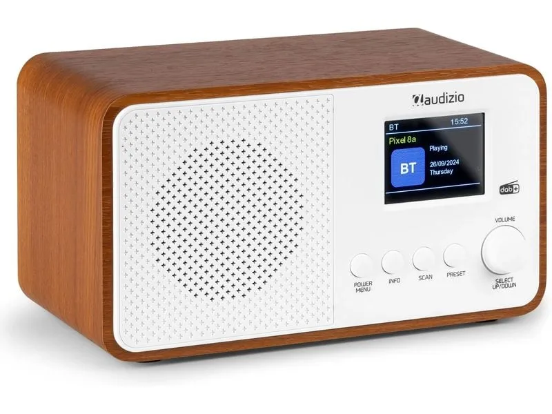 Audizio DAB+ Radio Avio Weiss