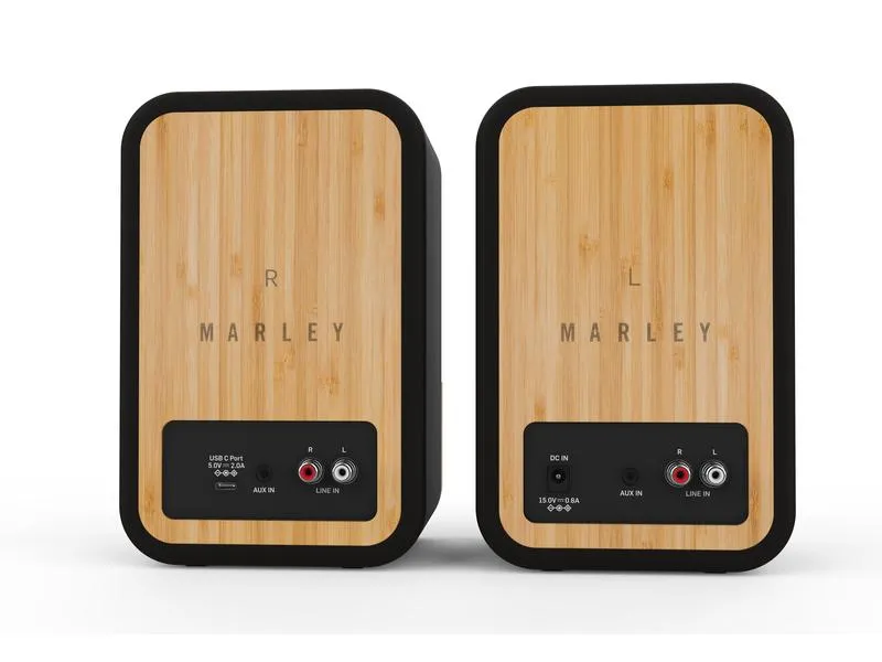 House of Marley Regallautsprecher Paar Get Together Duo Schwarz