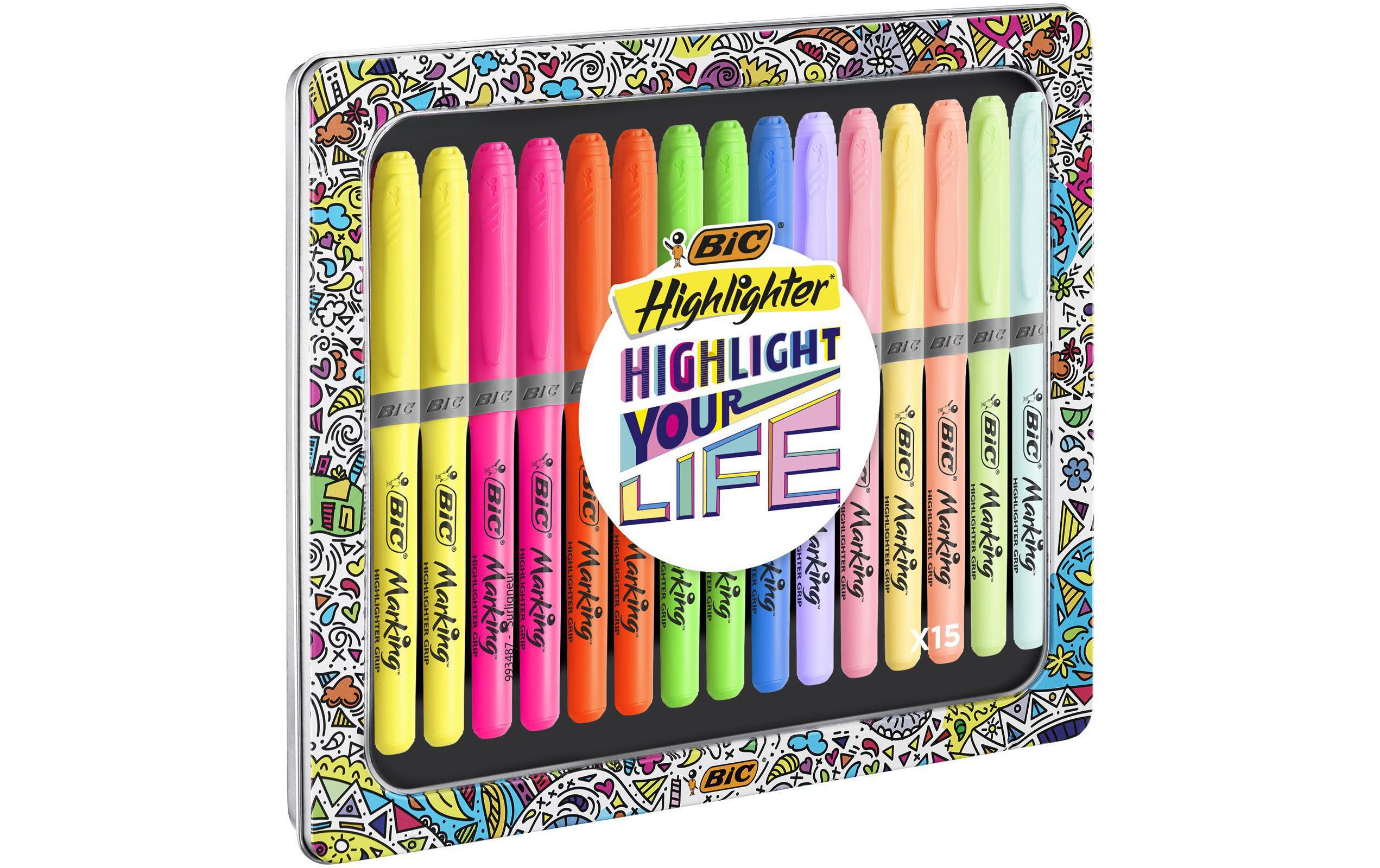 BIC Textmarker Marking Box 15 Stück