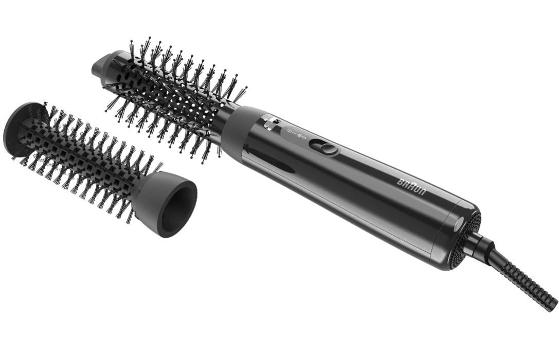 Braun Warmluftbürste 300 Watt , Schwarz