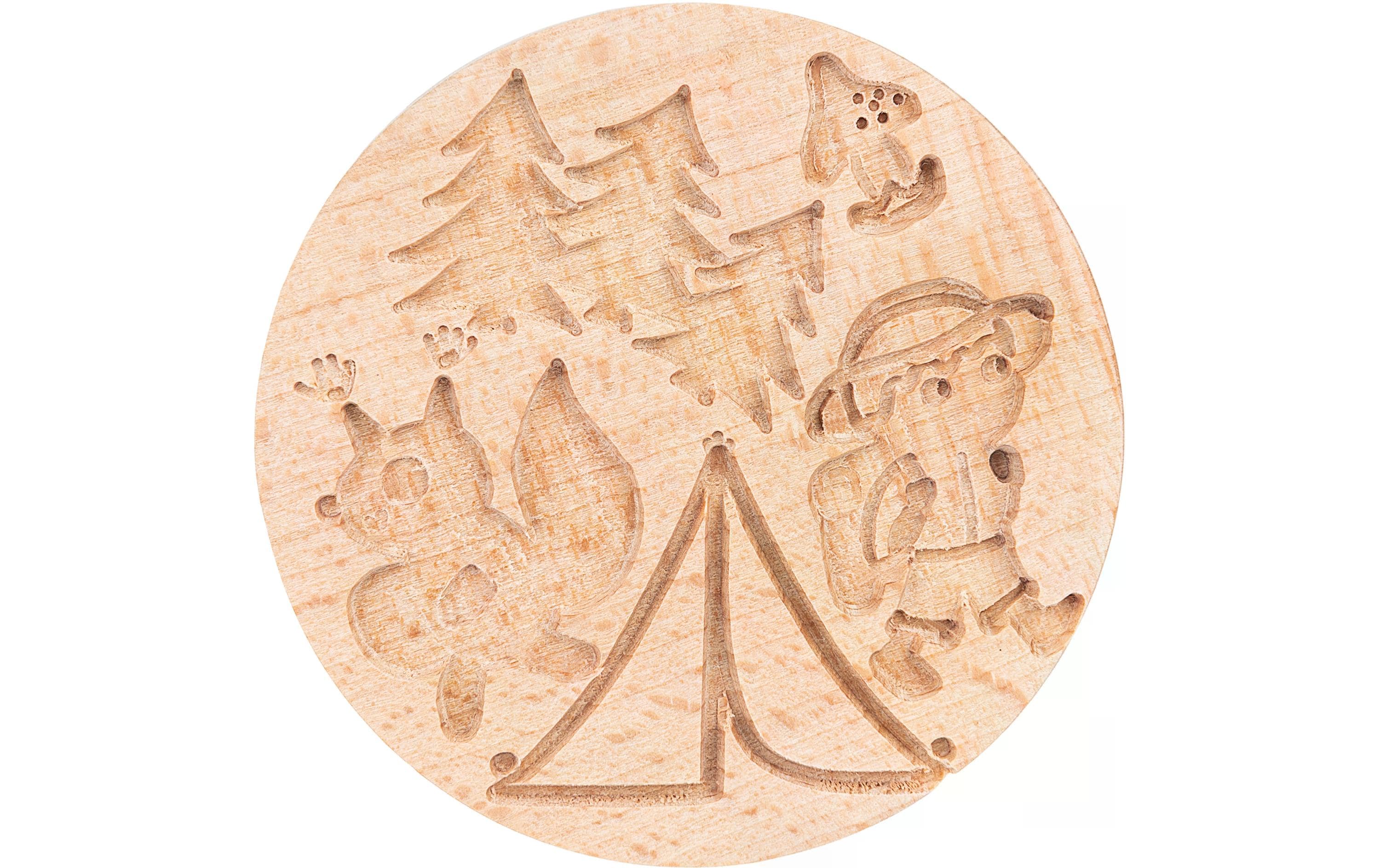 KNETÄ Knetspielzeug Holzförmchen – Camping KNETÄ Knetspielzeug Holzförmchen – Camping