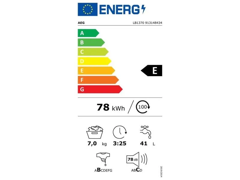 AEG by Electrolux Waschmaschine LB1370 Oben (Toplader)