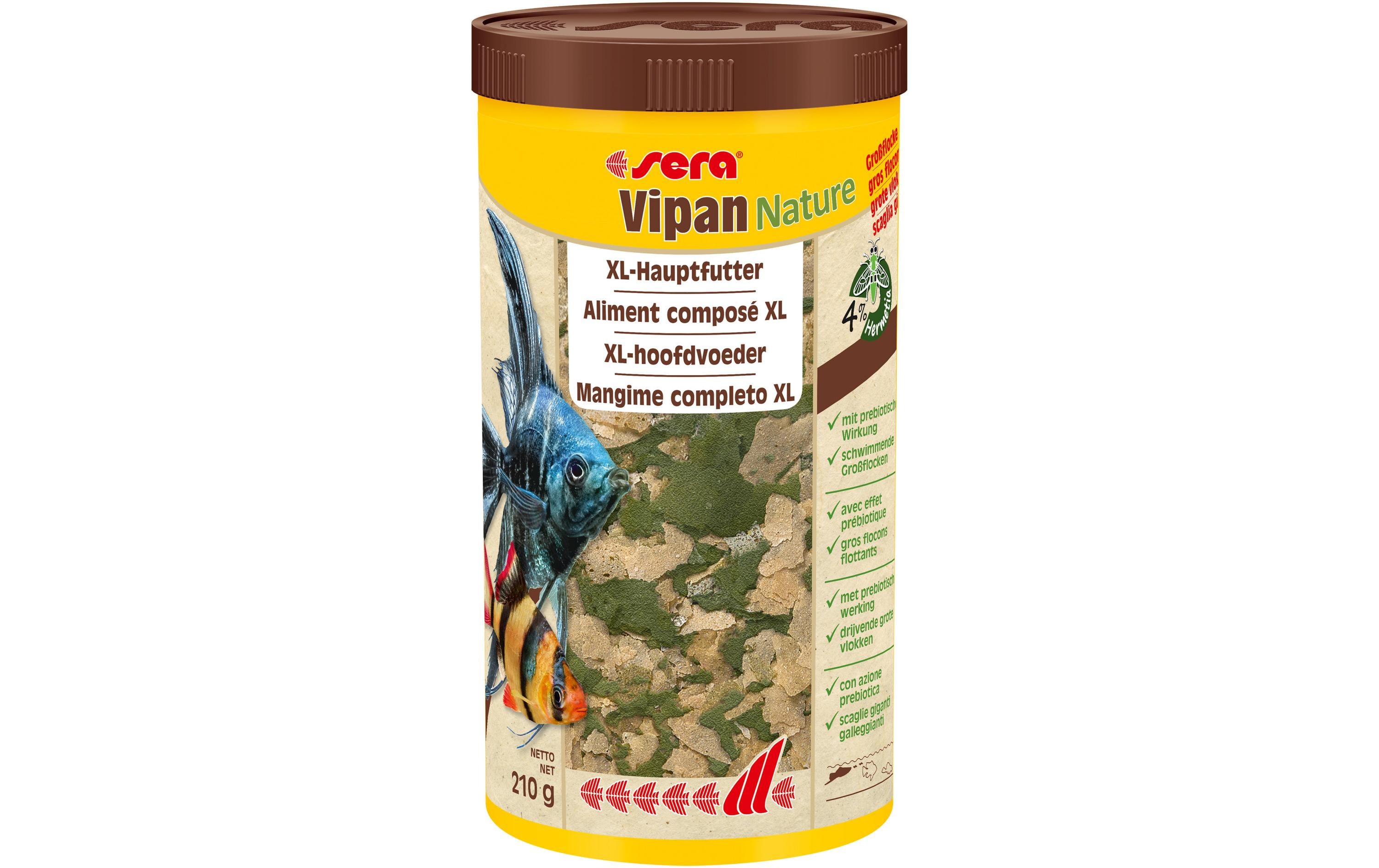 sera Vipan Nature Grossflocke, 1000 ml, 210g sera Vipan Nature Grossflocke, 1000 ml, 210g