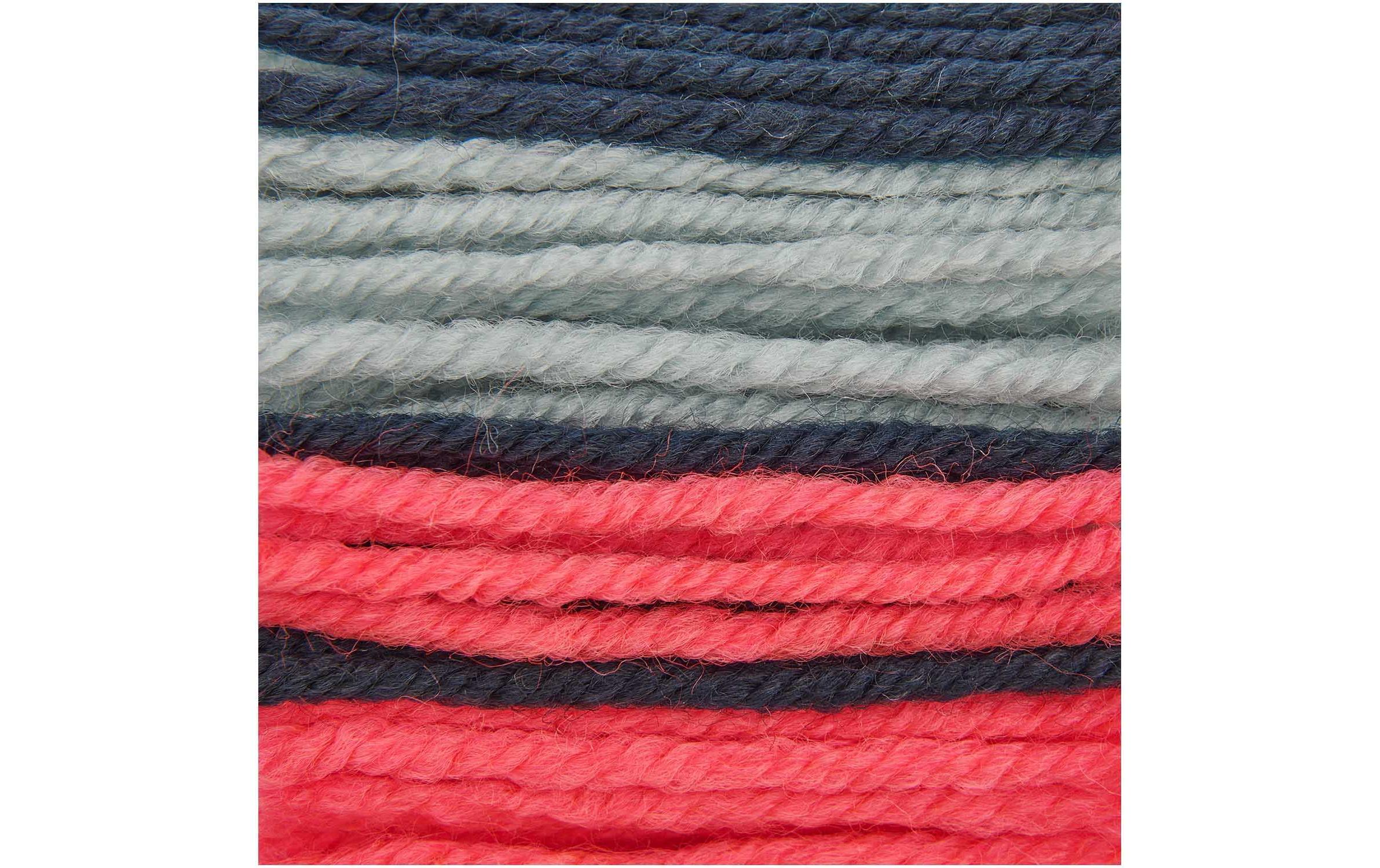 Rico Design Rico Hooki Hooki Knüpfgarn, marmoriert Eisblau