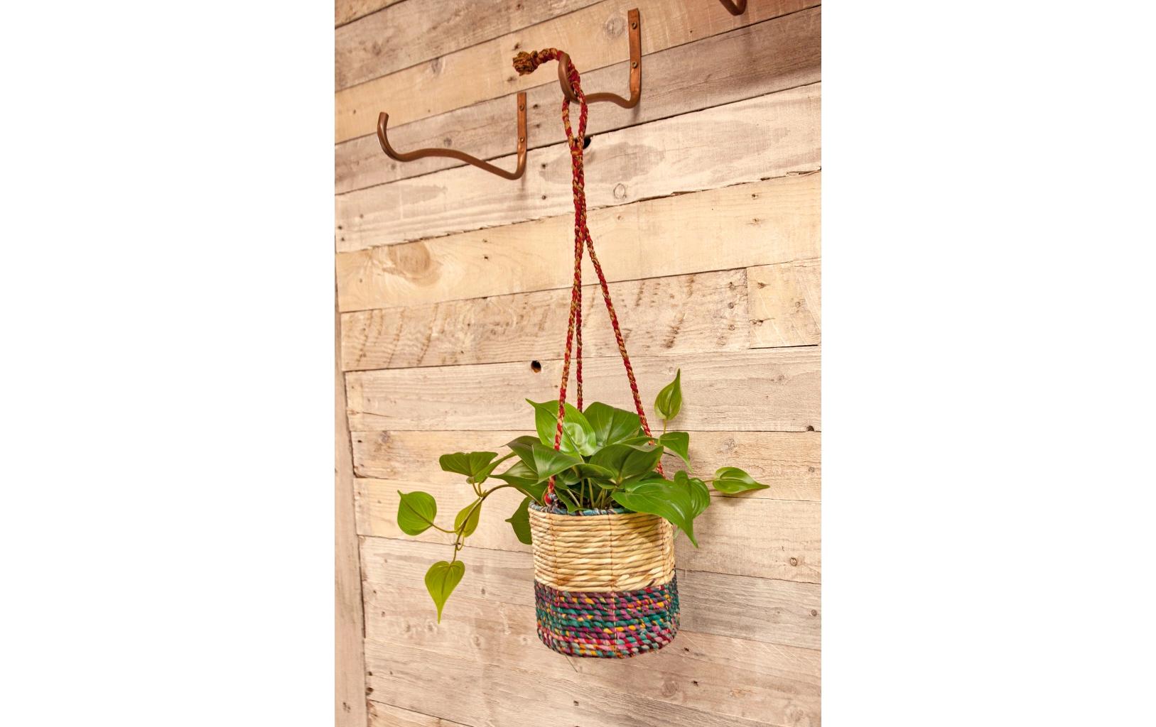 Ambiance Artisan Pflanzenkorb, klein assortiert, 12 x 12 cm