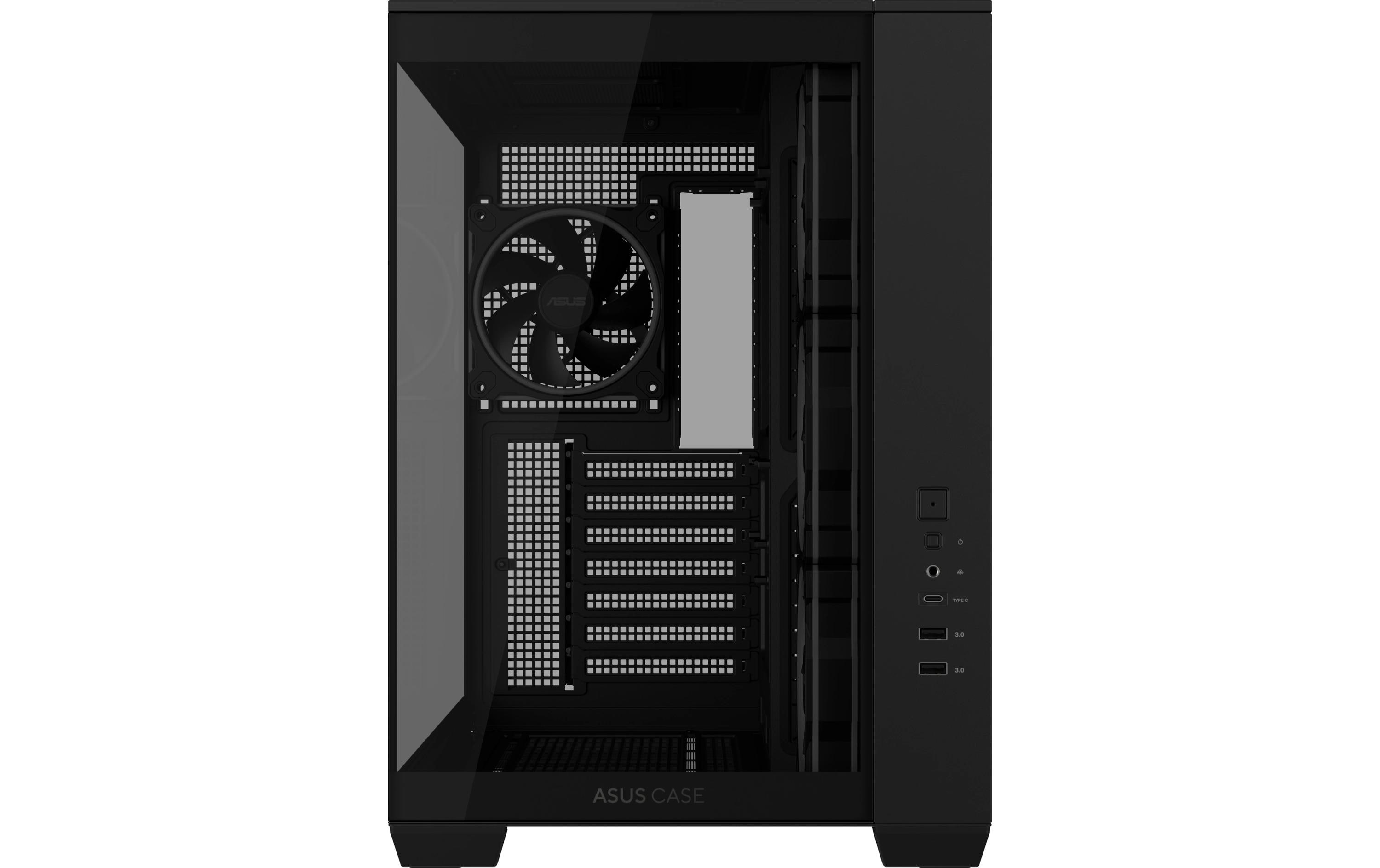 ASUS PC-Gehäuse A32 Plus TG ARGB Schwarz