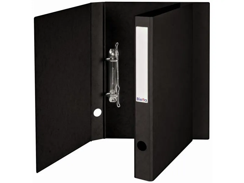 Biella Ringbuch TopColor A4 Kombi 3.1 cm, Schwarz