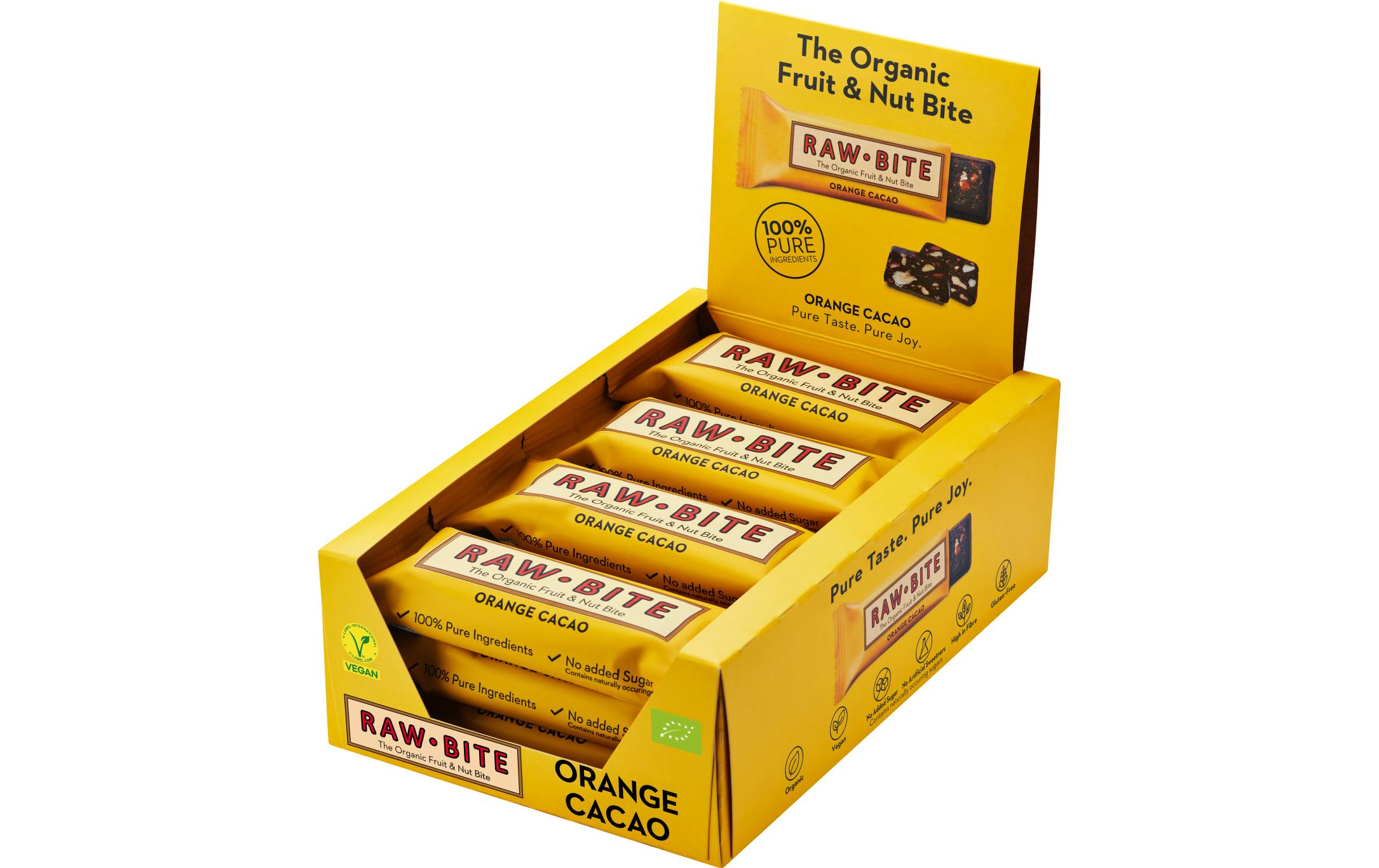 Rawbite Riegel Bio Rohkost Orange Cacao 12 x 50 g Rawbite Riegel Bio Rohkost Orange Cacao 12 x 50 g