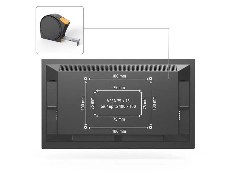 Hama Technics AG TV-Wandhalterung 26 Schwarz Hama Technics AG TV-Wandhalterung 26 Schwarz