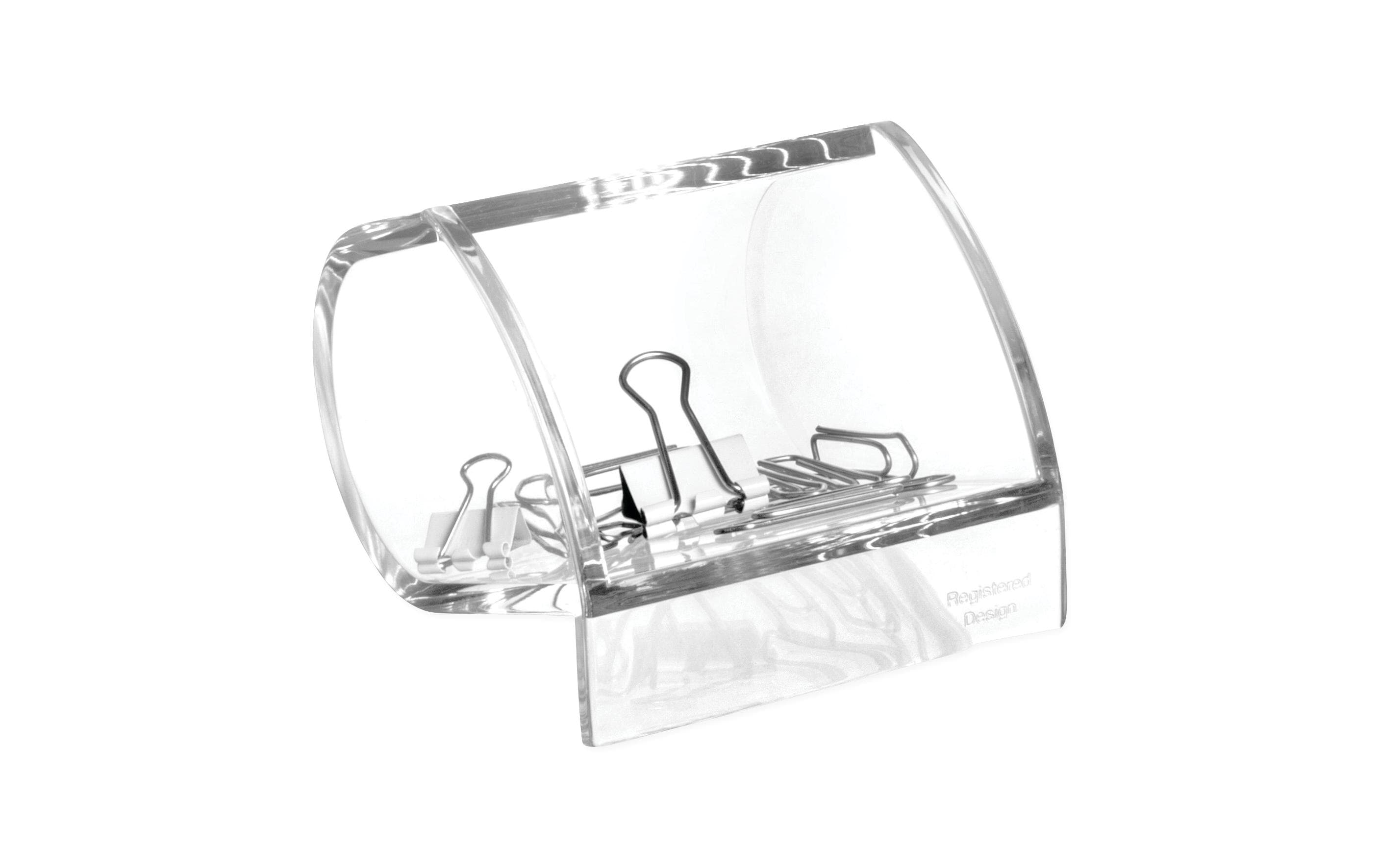 Maul Büroklammerspender aus Acryl, Transparent Maul Büroklammerspender aus Acryl, Transparent