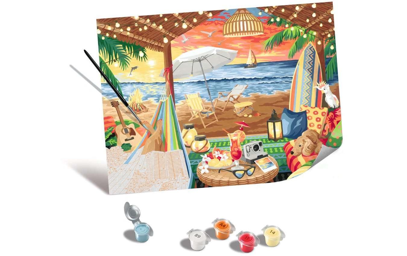 Ravensburger Malen nach Zahlen CreArt – Cozy Cabana