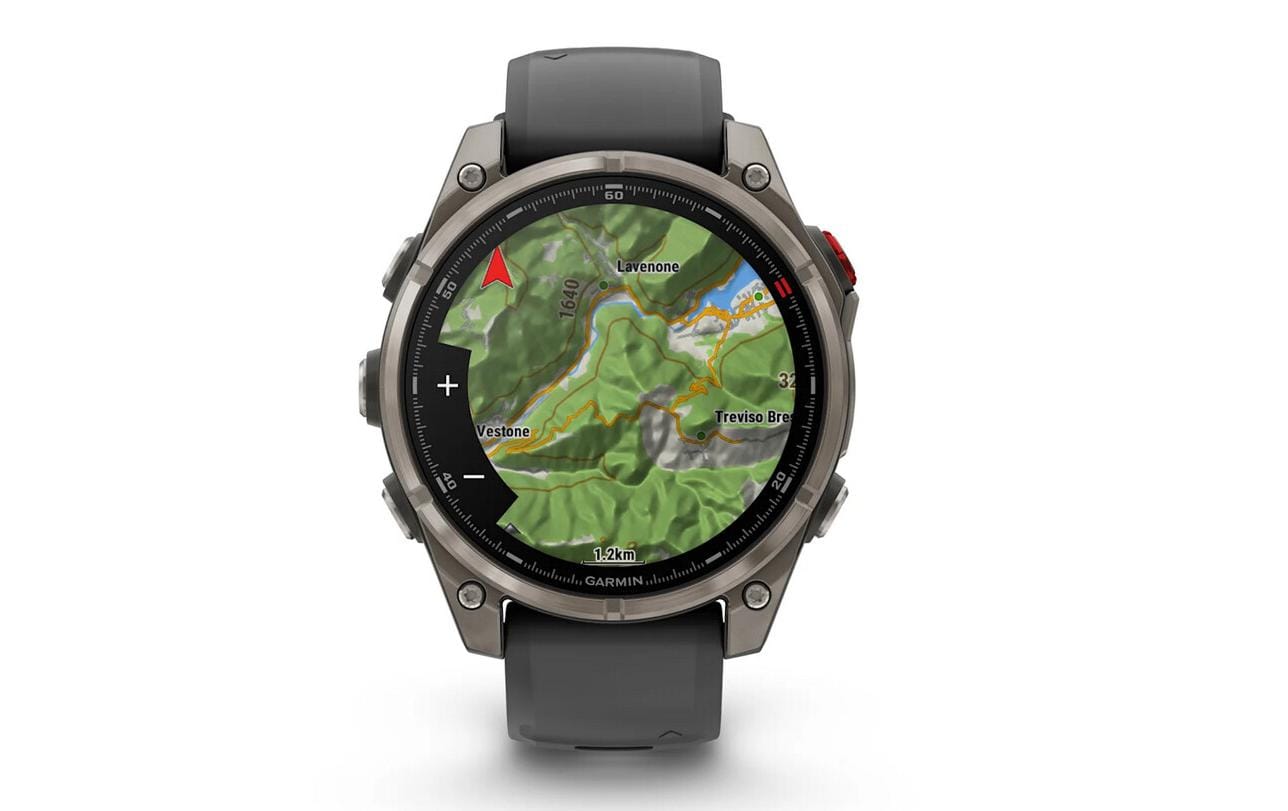 GARMIN GPS-Sportuhr fēnix 8 Pro – AMOLED Graphite/Schwarz