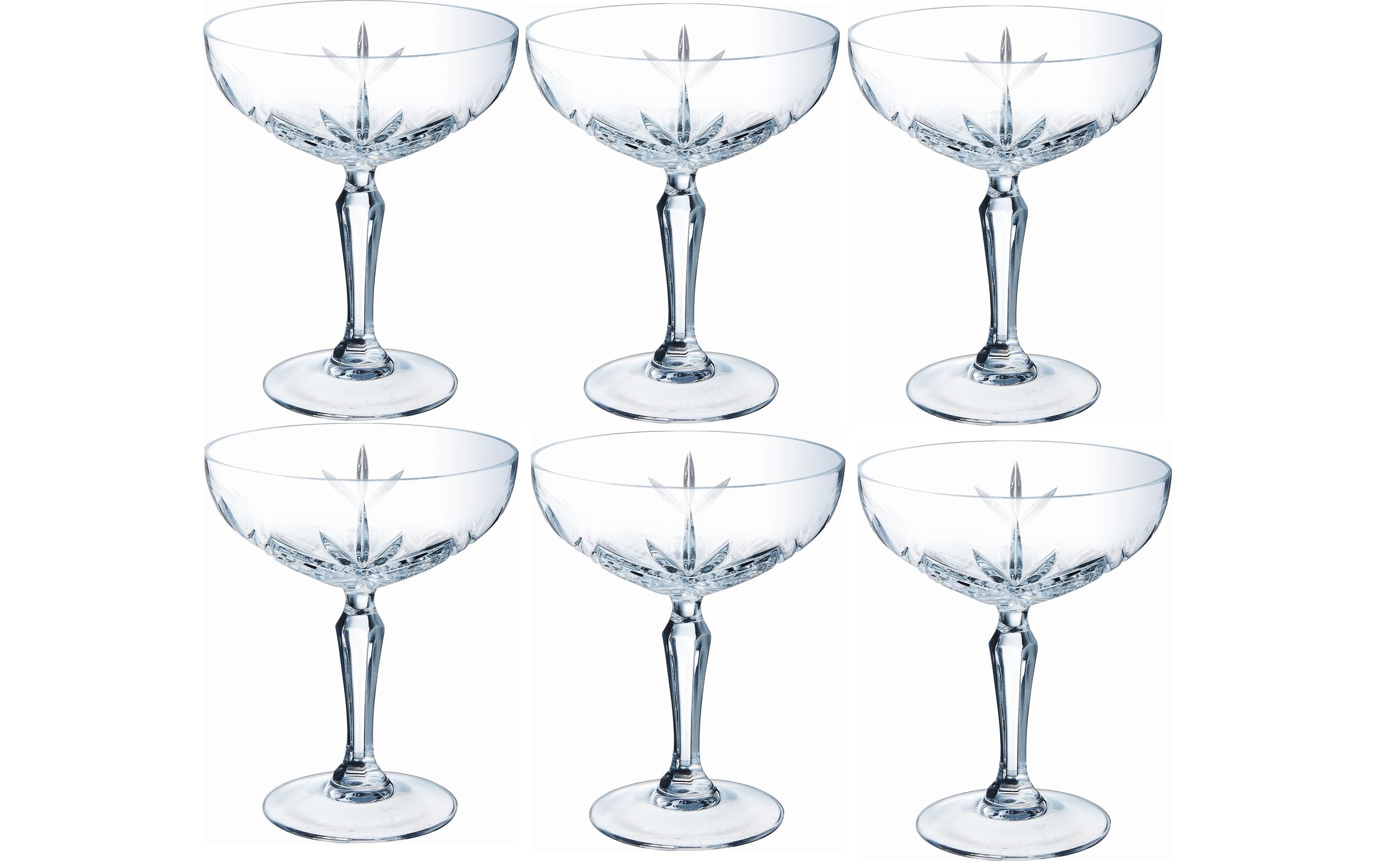 Bormioli Rocco Sektglas Broadway 250 ml, 6 Stück, Transparent