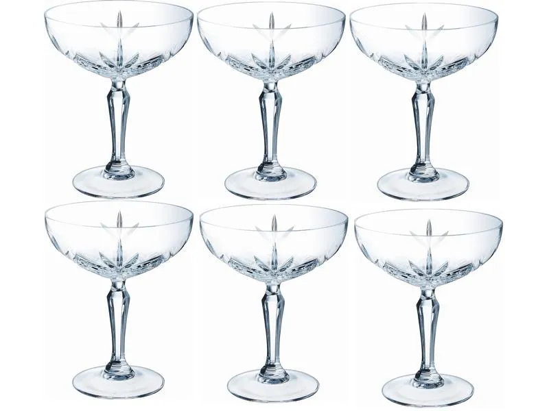 Bormioli Rocco Sektglas Broadway 250 ml, 6 Stück, Transparent