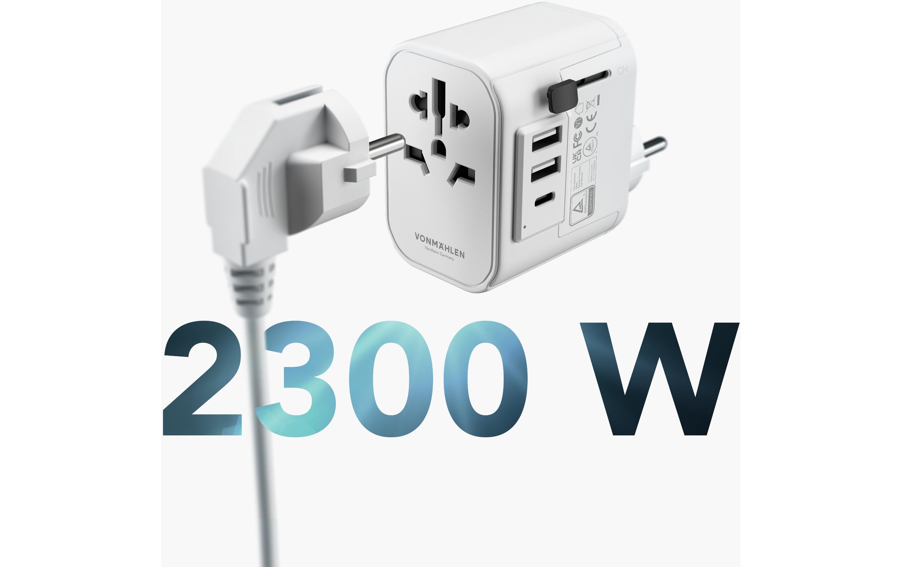 Vonmählen Weltreiseadapter Unity One Weiss