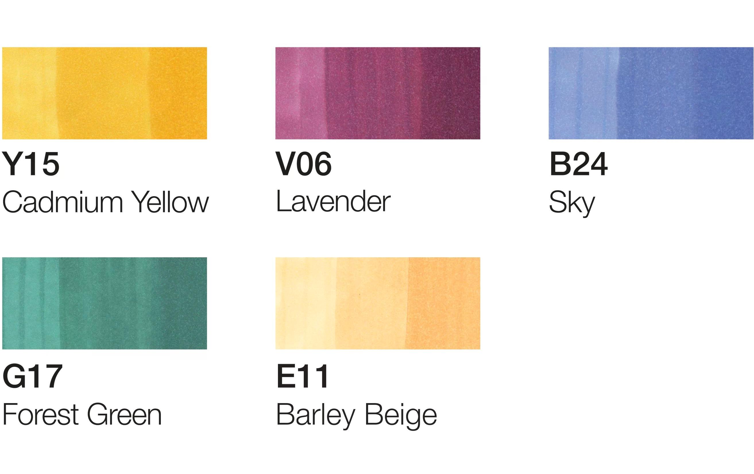 Copic Grafikmarker Ciao 5+1 Set Manga 1