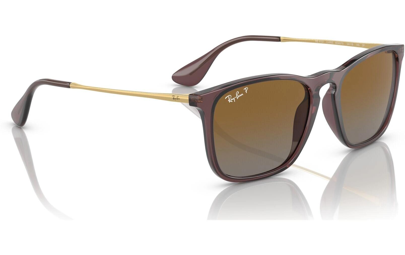 Ray-Ban Sonnenbrille Chris Transparent/Braun
